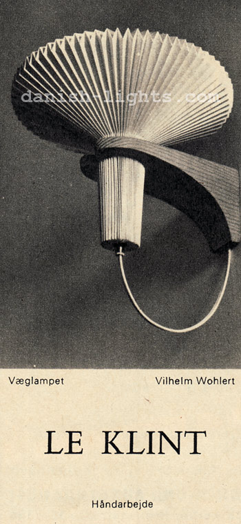 Vilhelm Wohlert for Le Klint: Vaeglampet