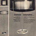 Unspecified designer for Kemp & Lauritzen: Plexiglas lamps