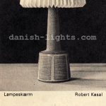Robert Kasal for Le Klint: lampshade for floor lamp