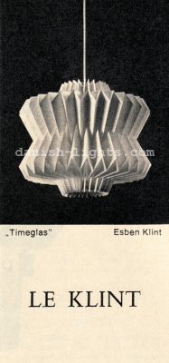 Esben Klint for Le Klint: Timeglas