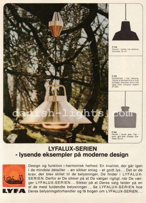Fritz Schlegel, unspecified designer for Lyfa: P295, P549, P552