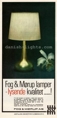 Jo Hammerborg for Fog & Mørup: Orient table lamp