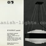 Nils Andersen &#038; Salli Besiakow for Lyfa: Kvadrat ceiling light