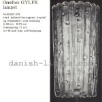 Unspecified designer for Lyfa: Orrefors Orion table lamp