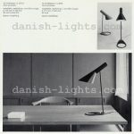 Arne Jacobsen for Louis Poulsen: Oxford table lamps 23502 (high) and 23504 (low)