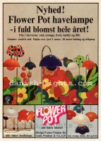 Verner Panton for Louis Poulsen: Flowerpot garden light, Flowerpot table lamp, Flowerpot pendant light 1