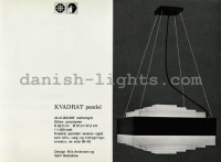 Nils Andersen & Salli Besiakow for Lyfa: Kvadrat pendant light