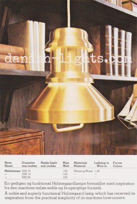 Sidse Werner for Holmegaard: Skibslampe